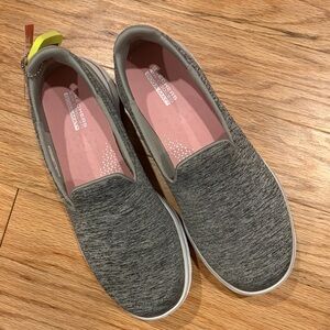 Skechers Charcoal Slip-On Sneakers